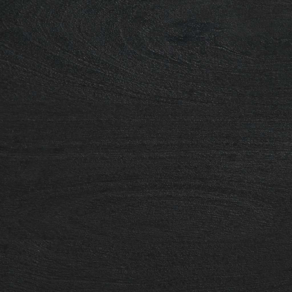 Comodino Nero 40x33x46 cm in Legno Multistrato