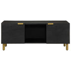 Tavolino da Salotto Nero 100x54x40 cm in Legno Multistrato
