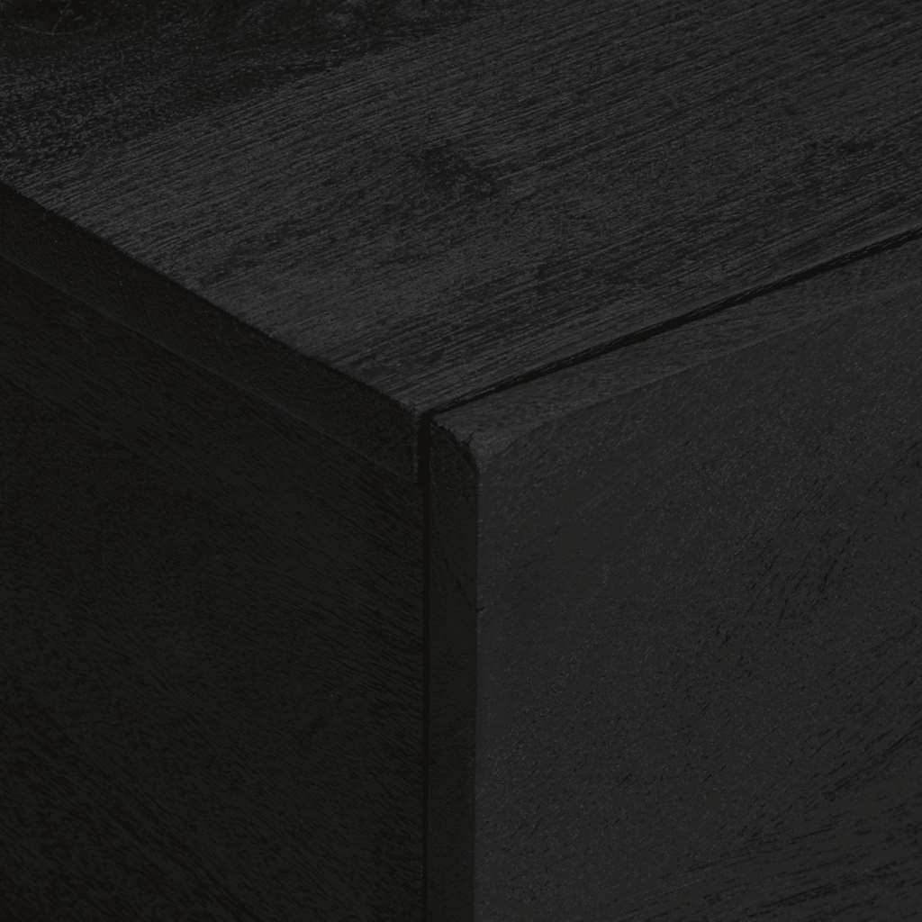 Tavolino da Salotto Nero 100x54x40 cm in Legno Multistrato