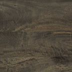 Credenza Nera 60x33x75 cm in Legno Massello di Mango