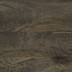 Tavolino da Salotto Nero 80x50x40 cm in Legno Massello di Mango