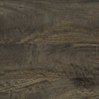 Tavolino da Salotto Nero 80x50x40 cm in Legno Massello di Mango