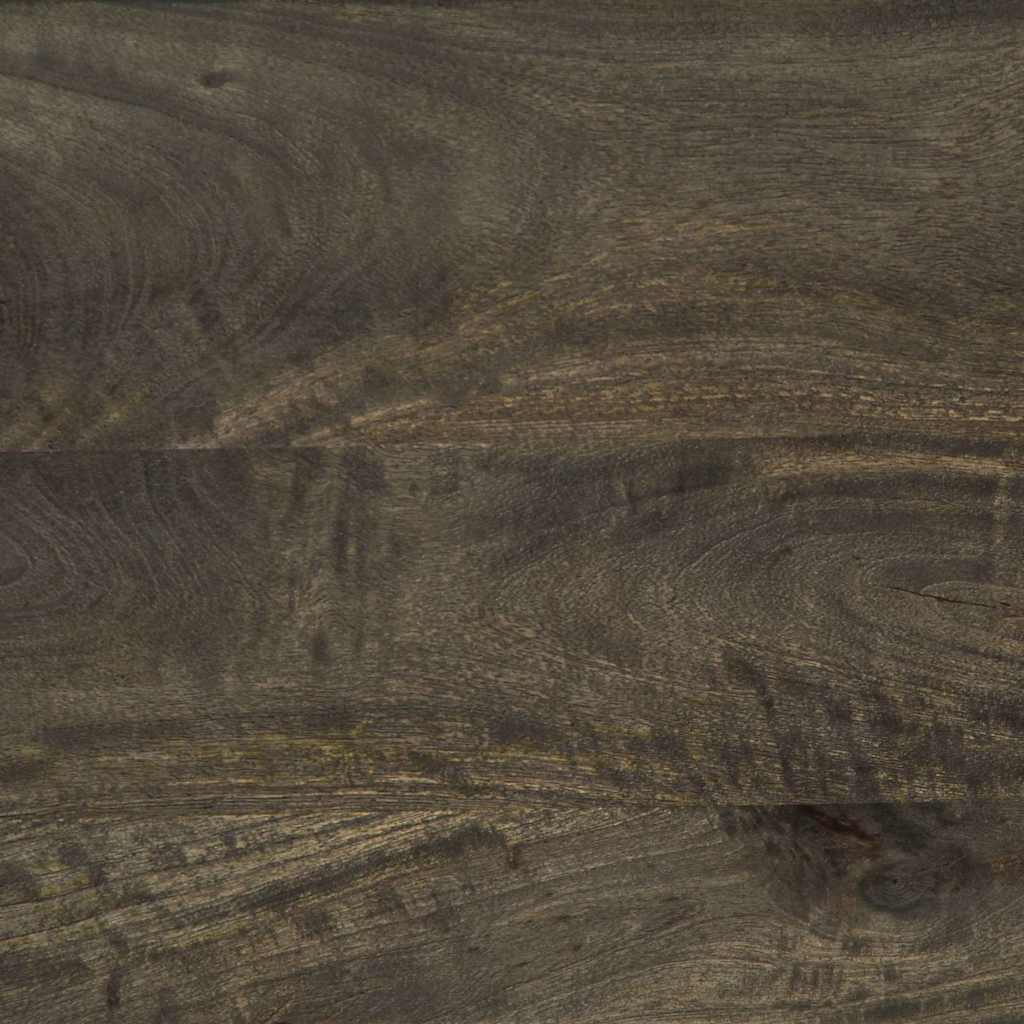 Tavolino da Salotto Nero 100x54x40cm in Legno Massello di Mango