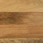 Comodino Marrone 40x33x46 cm in Legno Massello di Mango