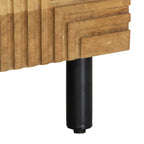 Tavolino da Salotto Marrone 80x50x40 cm Legno Massello di Mango
