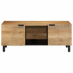 Tavolino da Salotto Marrone 100x54x40cm Legno Massello di Mango