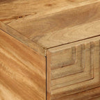Tavolino da Salotto Marrone 100x54x40cm Legno Massello di Mango