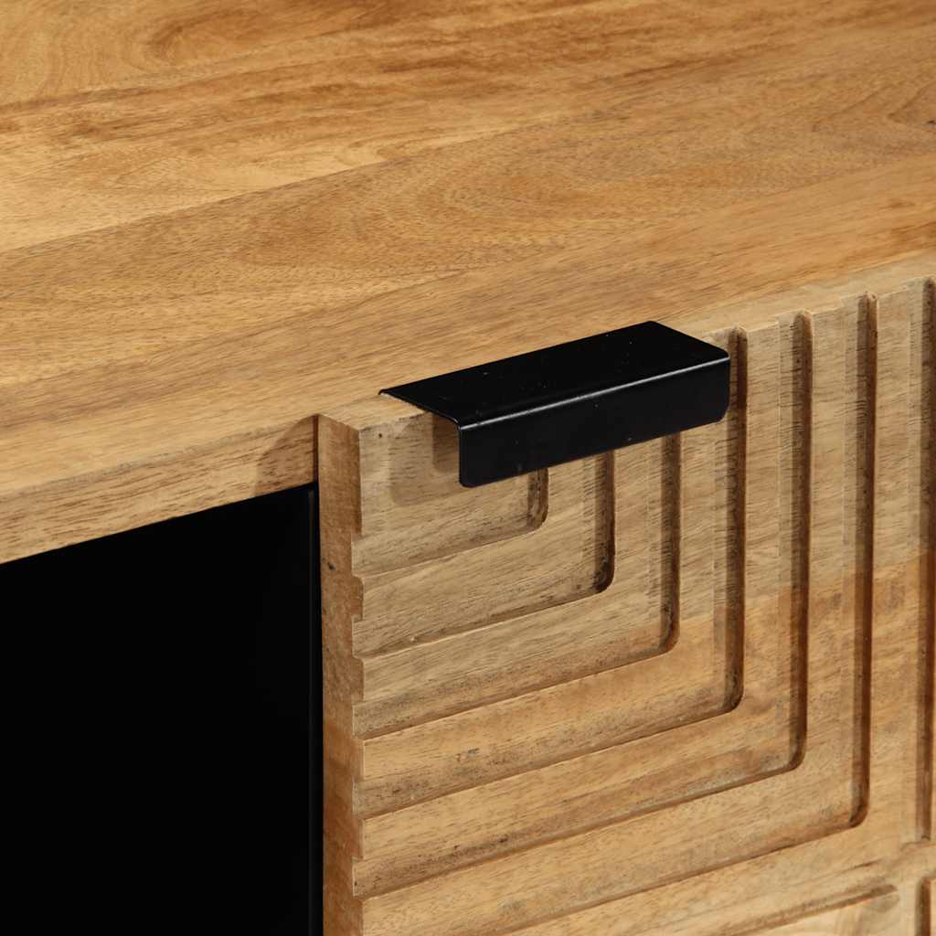 Tavolino da Salotto Marrone 100x54x40cm Legno Massello di Mango