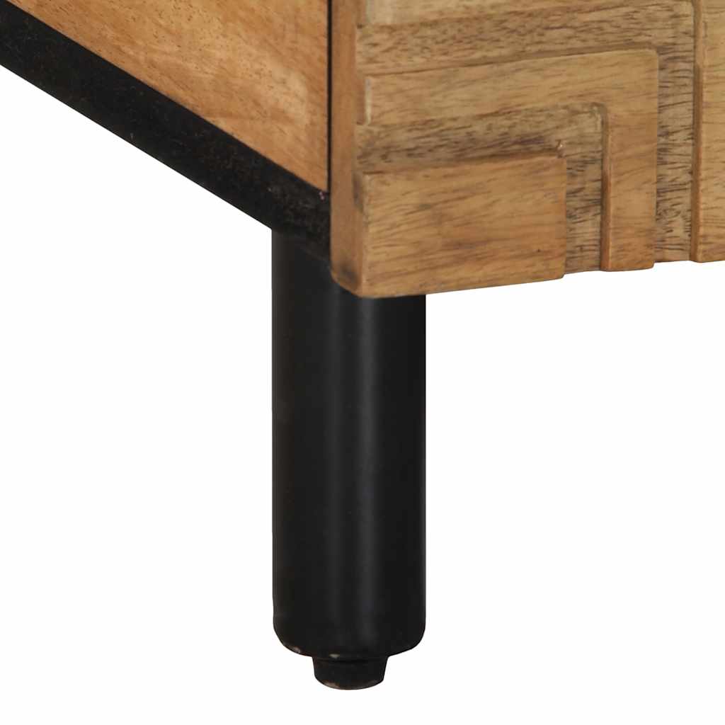 Tavolino da Salotto Marrone 100x54x40cm Legno Massello di Mango