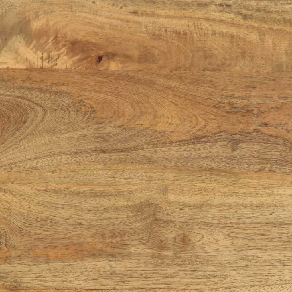 Tavolino da Salotto Marrone 80x54x40 cm Legno Massello di Mango