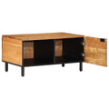 Tavolino da Salotto 80x50x40 cm Legno Massello di Acacia