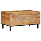 Tavolino da Salotto 80x50x40 cm Legno Massello di Acacia