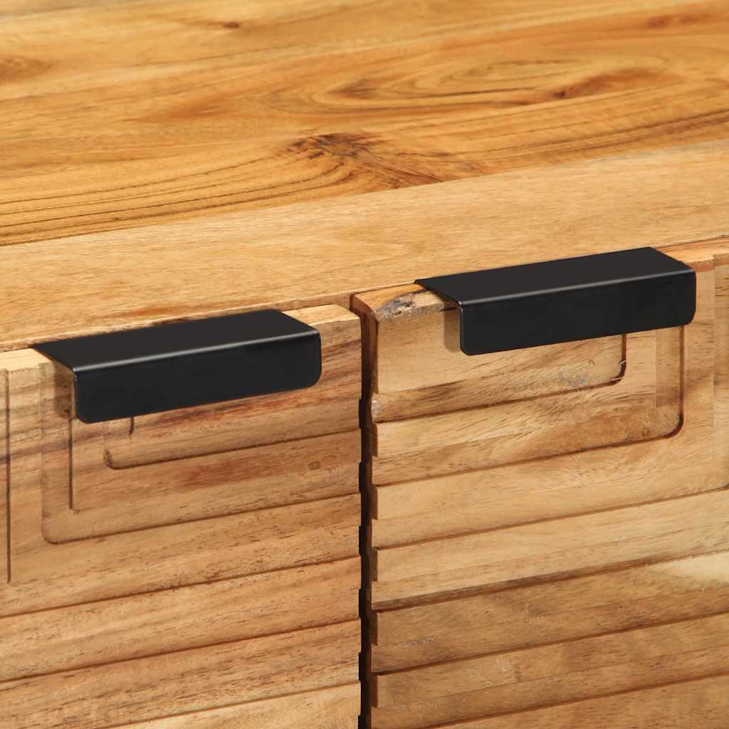Tavolino da Salotto 80x50x40 cm Legno Massello di Acacia