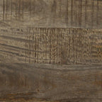 Mobile Porta TV Nero 80x33x46 cm in Legno Massello di Mango