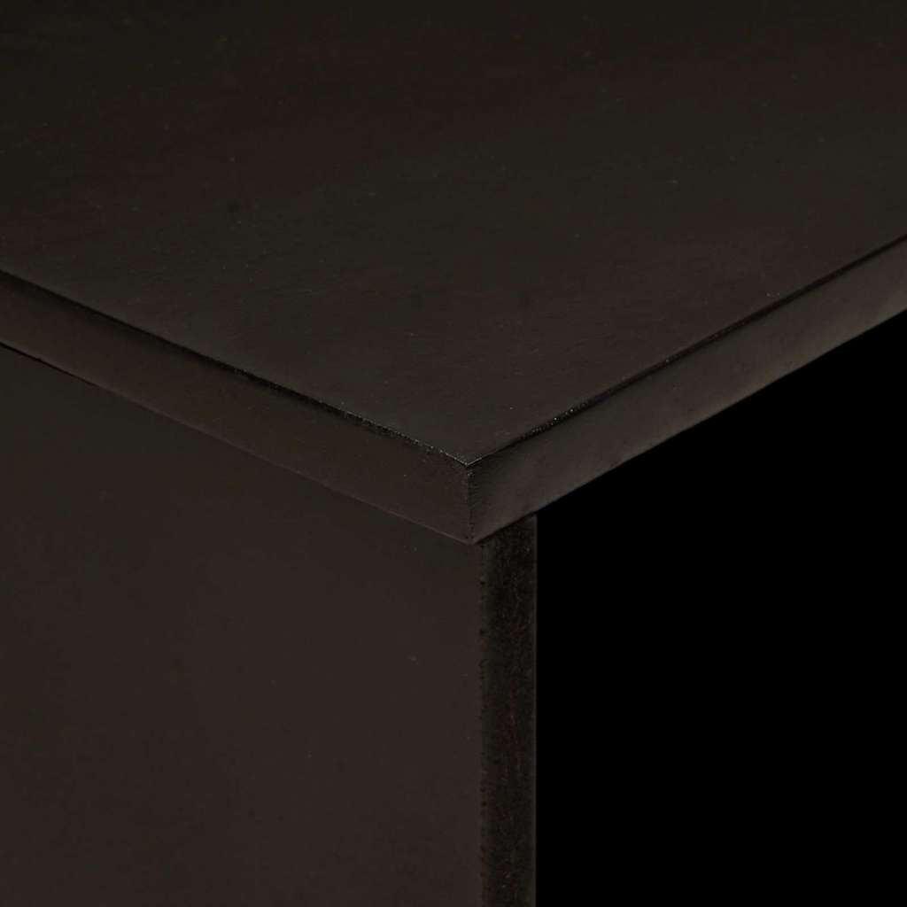 Tavolino da salotto Nero e Oro 80 x 50 x 40 cm