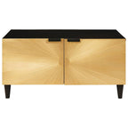 Tavolino da salotto Nero e Oro 80 x 50 x 40 cm