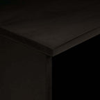 Armadio da Notte Nero e Oro 40 x 33 x 46 cm