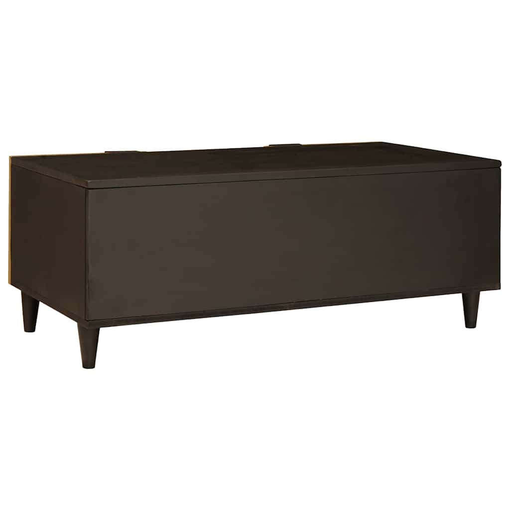 Tavolino da salotto Nero e Oro 100 x 54 x 40 cm