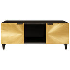 Tavolino da salotto Nero e Oro 100 x 54 x 40 cm