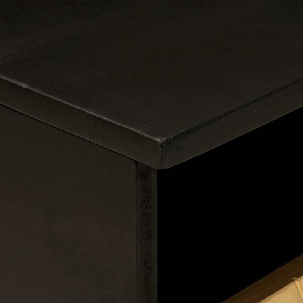 Tavolino da salotto Nero e Oro 40 x 33 x 46 cm
