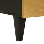 Tavolino da salotto Nero e Oro 40 x 33 x 46 cm