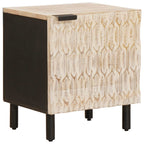 Armadio da Notte 2 pcs Bianco 40 x 33 x 46 cm
