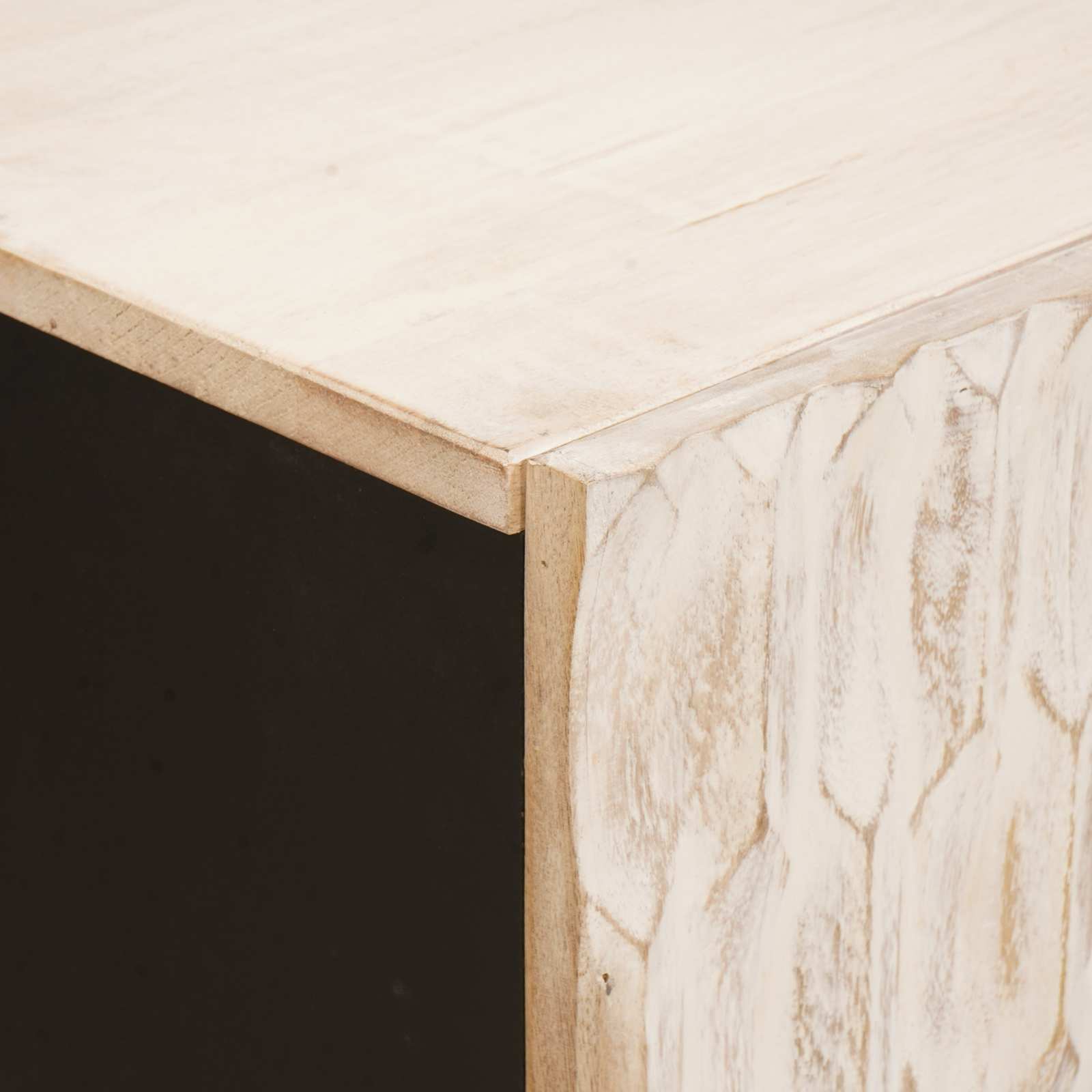 Credenza Finitura Bianco Lavato 60 x 33 x 75 cm