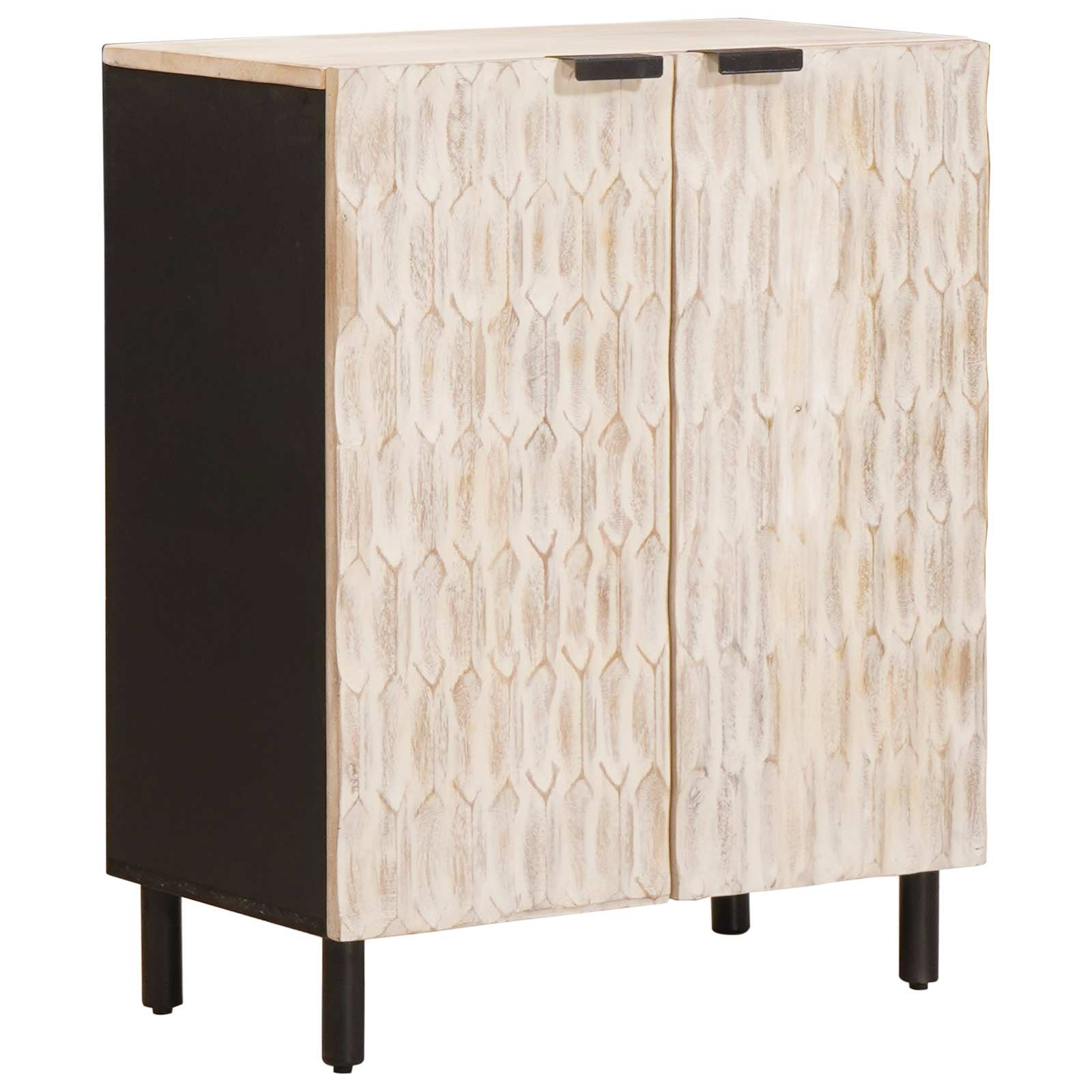 Credenza Finitura Bianco Lavato 60 x 33 x 75 cm