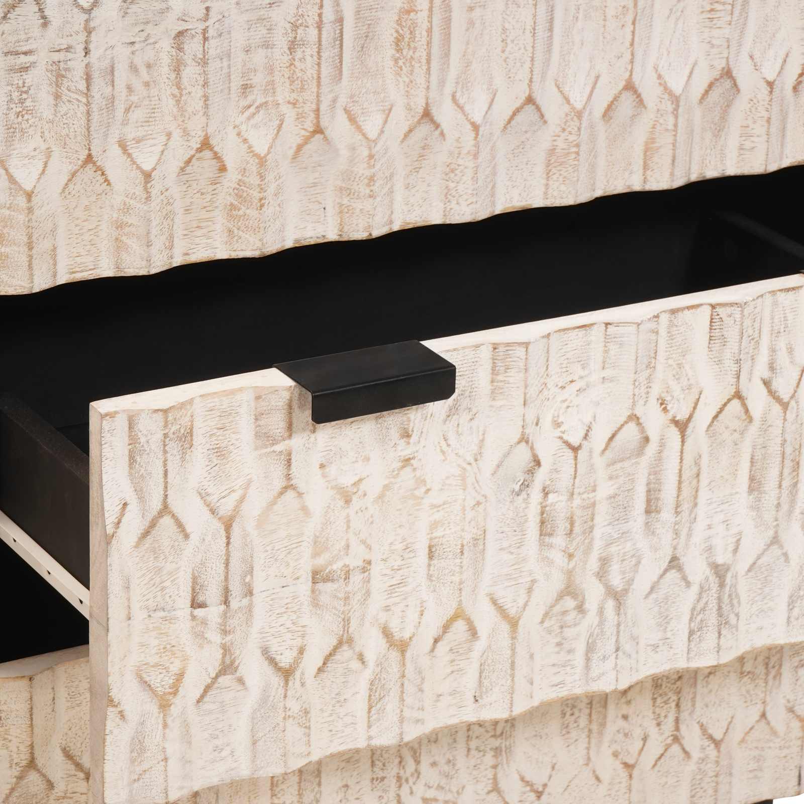 Credenza Finitura Bianco Lavato 60 x 33 x 75 cm