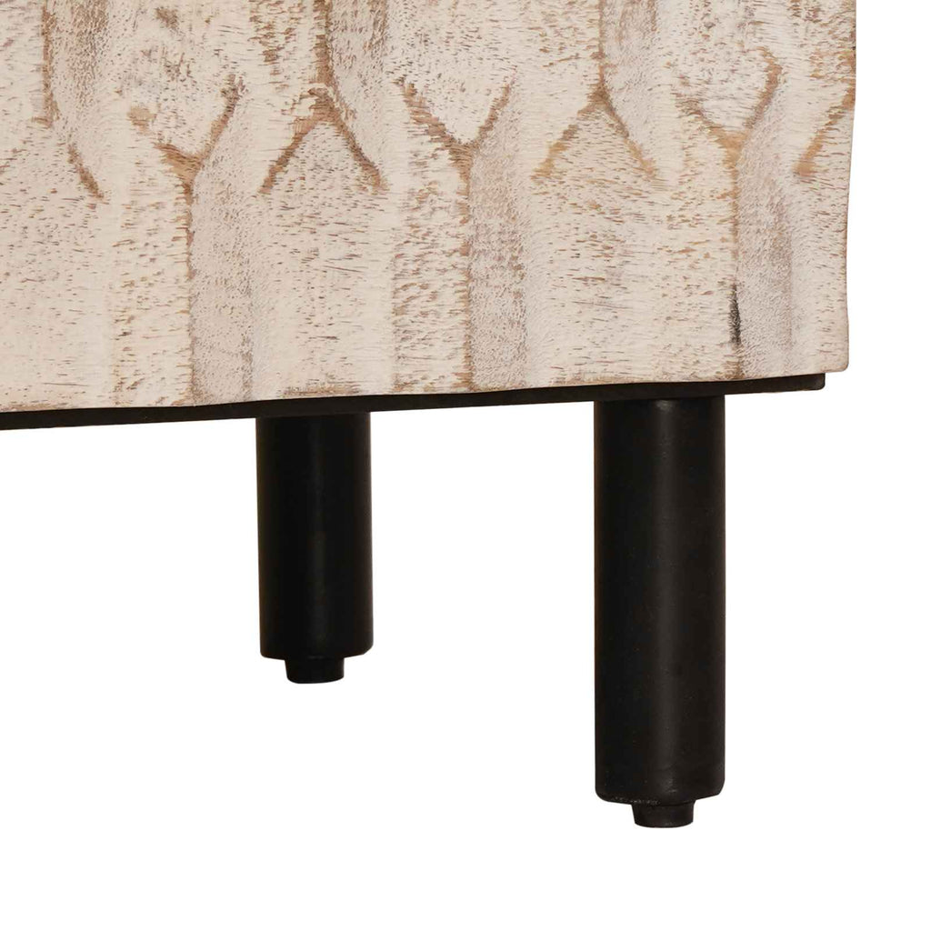Credenza Finitura Bianco Lavato 60 x 33 x 75 cm