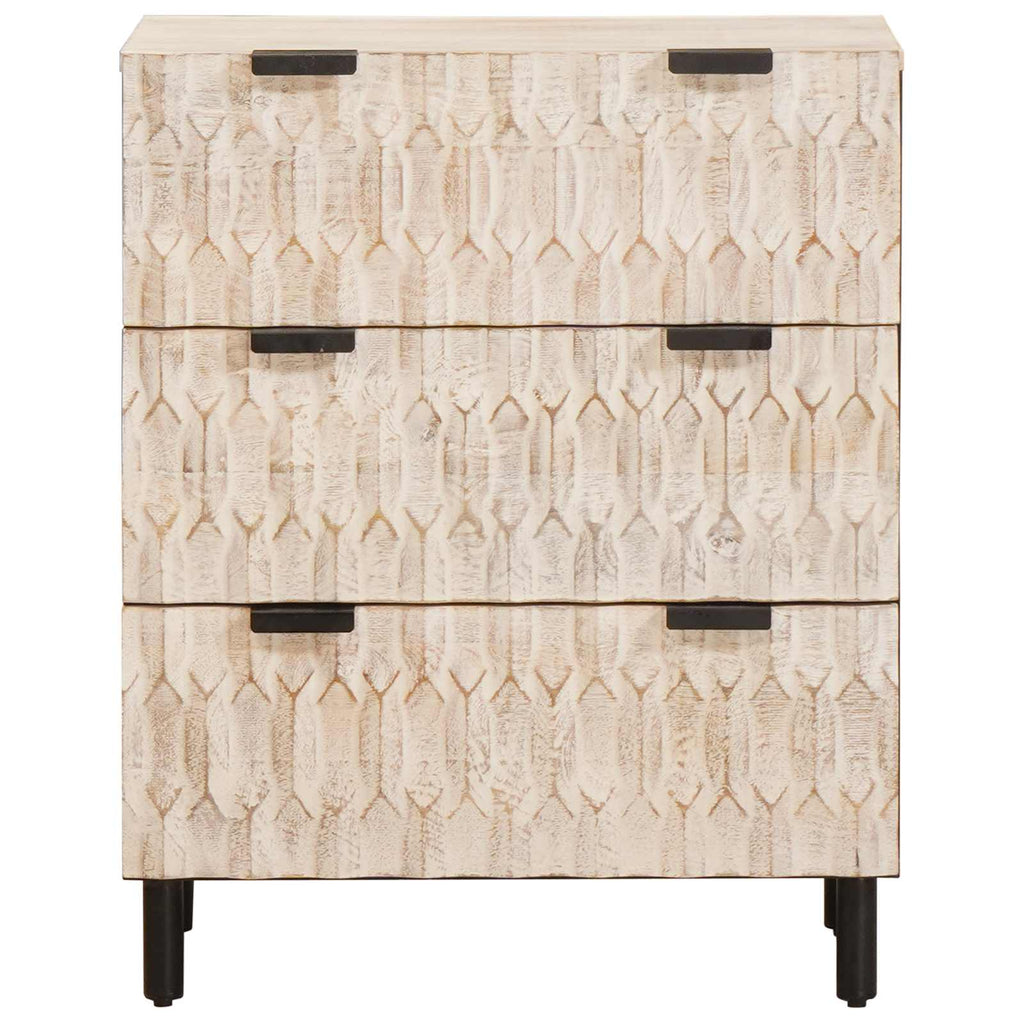 Credenza Finitura Bianco Lavato 60 x 33 x 75 cm