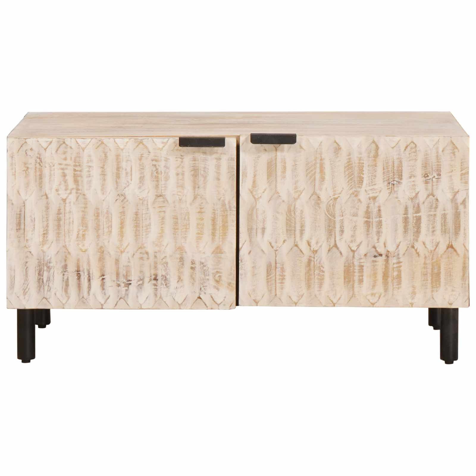 Tavolino da salotto Bianco 80 x 50 x 40 cm