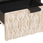 Armadio da Notte con cassetto 2 pcs Bianco 40 x 33 x 46 cm