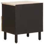 Armadio da Notte con cassetto 2 pcs Bianco 40 x 33 x 46 cm