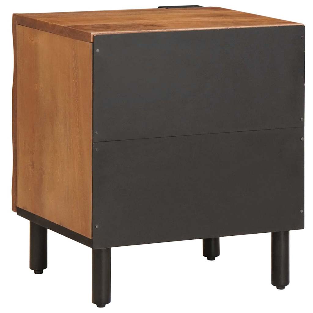 Armadio da Notte 2 pcs Marrone 40 x 33 x 46 cm