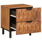 Armadio da Notte con cassetto Marrone 40 x 33 x 46 cm