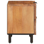 Armadio da Notte con cassetto 2 pcs Marrone 40 x 33 x 46 cm