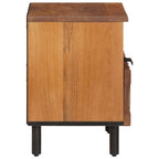 Armadio da Notte con cassetto Marrone 40 x 33 x 46 cm
