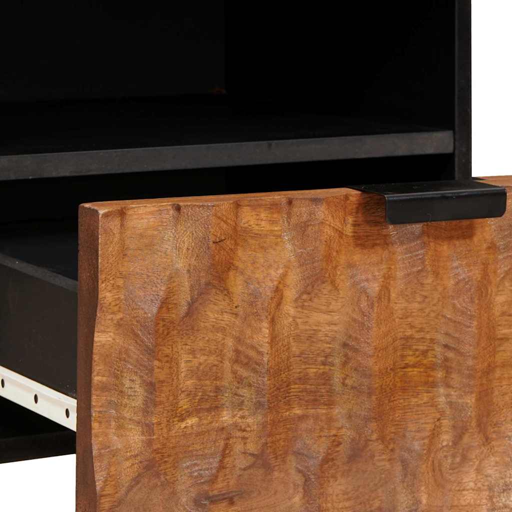 Armadio da Notte con cassetto 2 pcs Marrone 40 x 33 x 46 cm