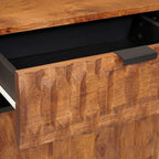 Armadio da Notte con cassetto Marrone 50 x 33 x 60 cm