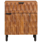 Armadio da Notte con cassetto Marrone 50 x 33 x 60 cm