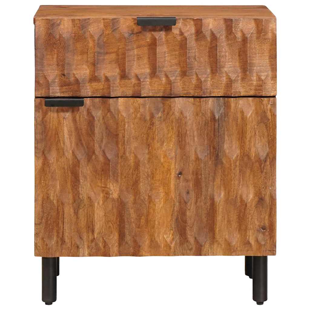 Armadio da Notte con cassetto Marrone 50 x 33 x 60 cm