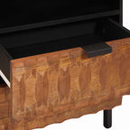 Armadio da Notte con cassetto Marrone 50 x 33 x 62 cm