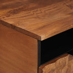 Tavolino da salotto con cassetto Marrone 80 x 54 x 40 cm