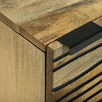 Armadio da Notte 2 pcs Naturale 40 x 33 x 46 cm