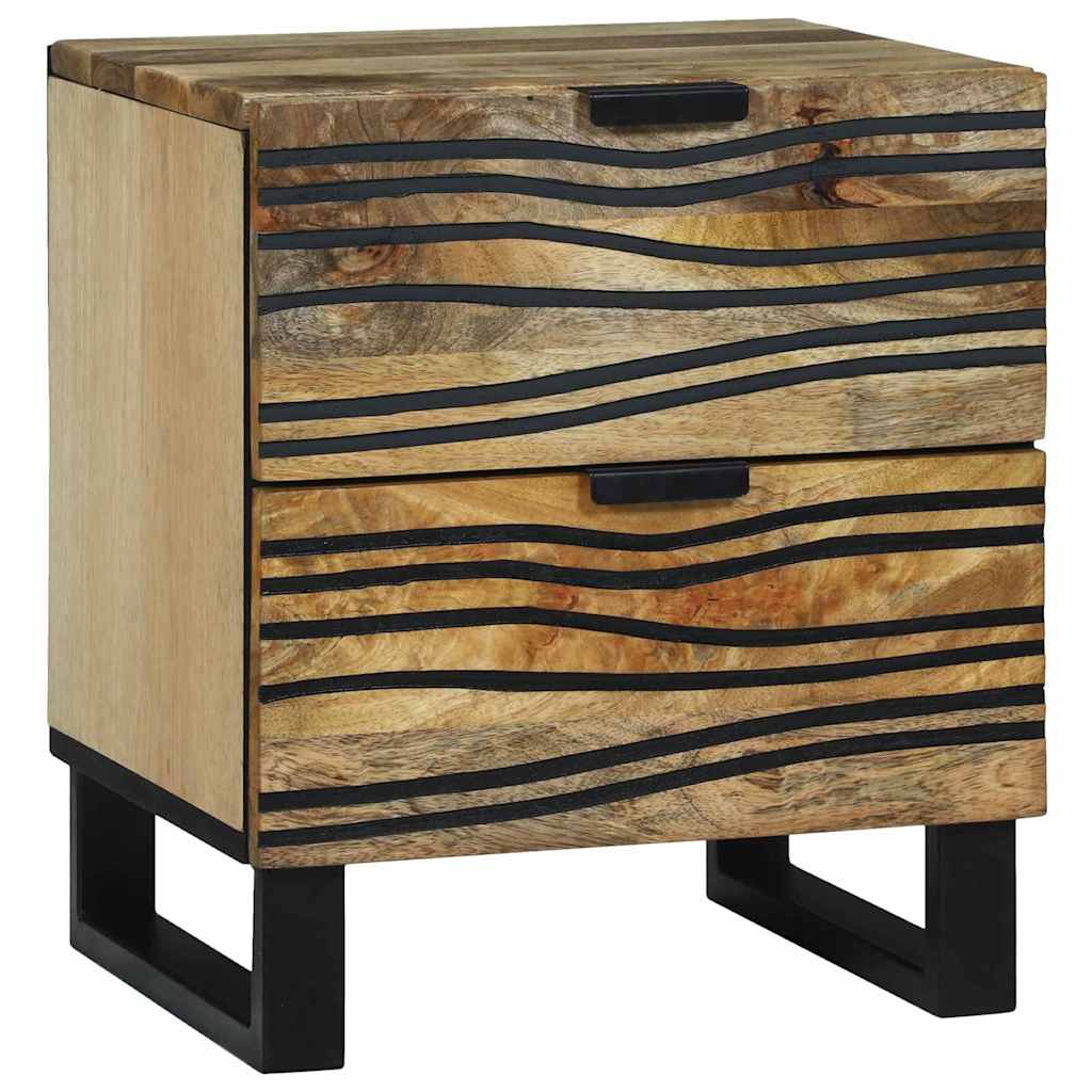 Armadio da Notte 2 pcs Naturale 40 x 33 x 46 cm