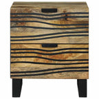 Armadio da Notte 2 pcs Naturale 40 x 33 x 46 cm