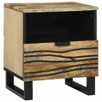 Armadio da Notte 2 pcs Naturale 40 x 33 x 46 cm