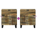 Armadio da Notte Naturale 50 x 33 x 60 cm Legno ingegnerizzato