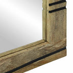 Specchio da bagno Rettangolare Naturale 50 x 2,5 x 70 cm
